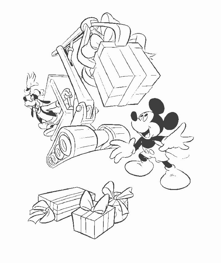 Planse de colorat cu Mickey Mouse